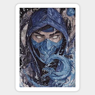 Sub Zero Mortal Kombat Sticker